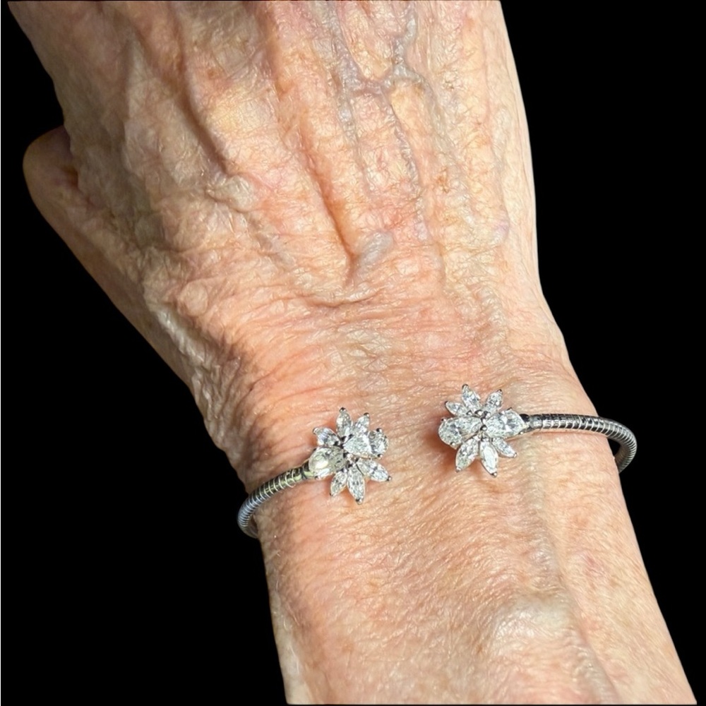 Nadri soft bracelet with CZ